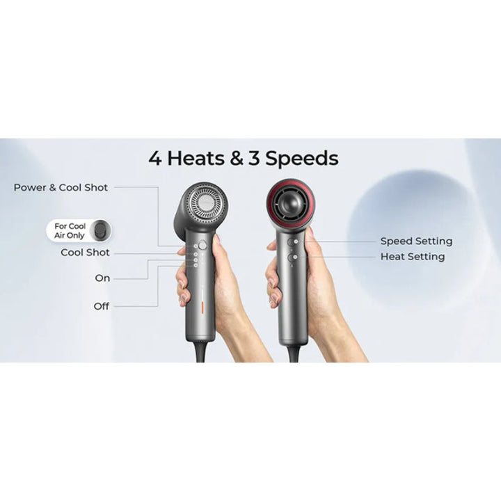 TYMO HC602G Airhype Hair Dryer 3NZ Grey TY.HC602G.GY - Salman Stores