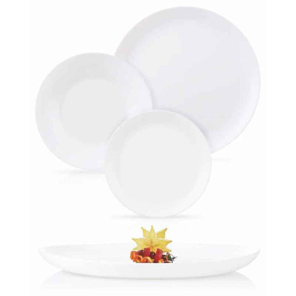 Luminarc Temp Diwali White Dinner Set 38 pcs X0737